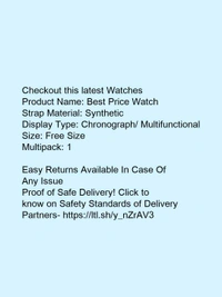 classic men watch in beat price - free