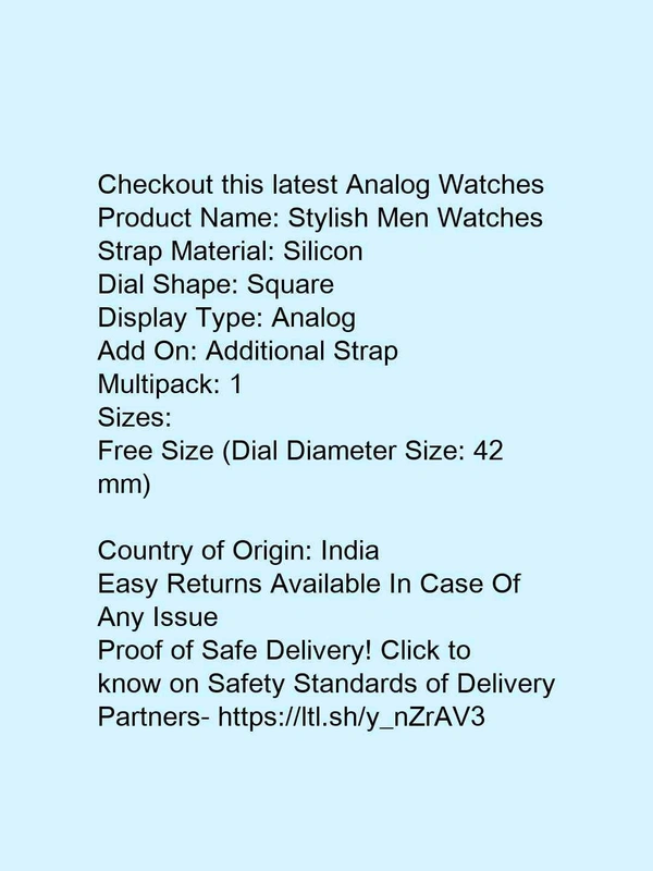 Stylish Men Watches* - free