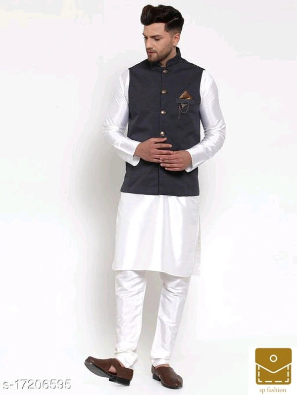 Jompers Men's Woven Nehru Jacket - xxl
