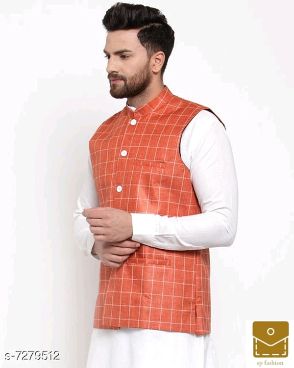 Branded Men Premium Quality Nehru Jacket.(House of Jompers) - m