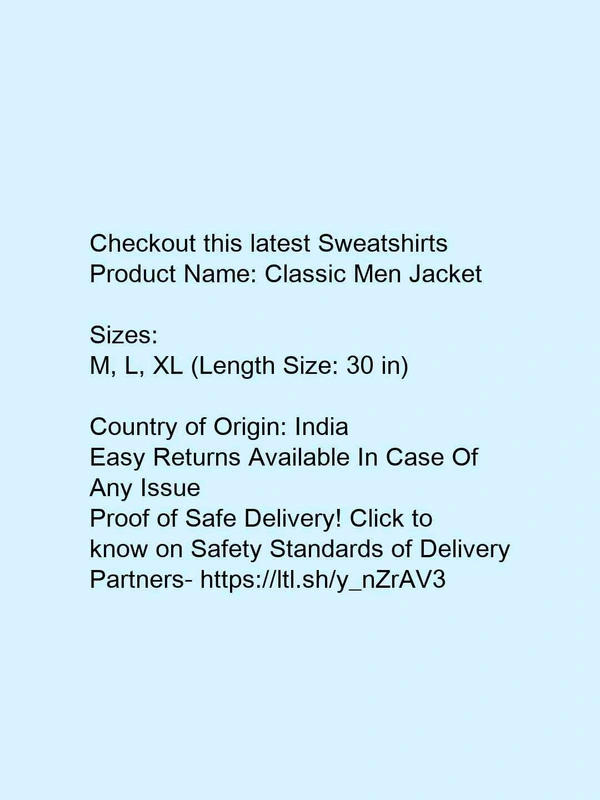 *Classic Men Jacket* - m