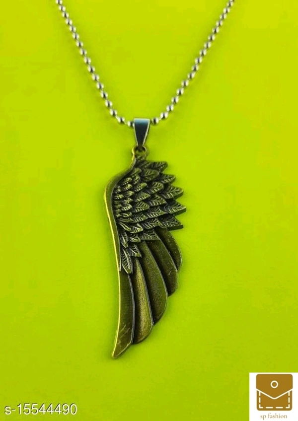 Trendy Men's Pendant Chains* - free, Silver