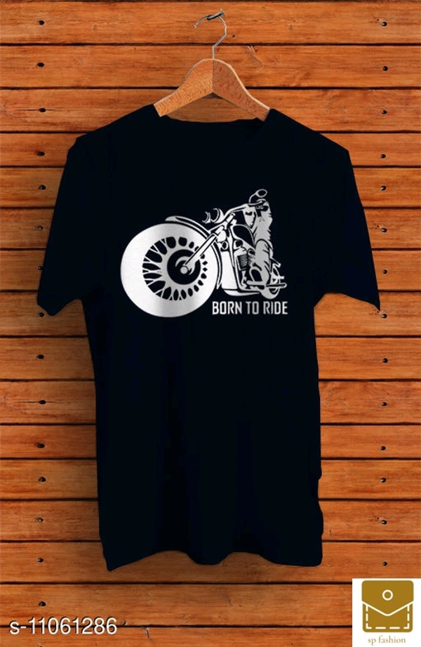 *Fancy Partywear Men Tshirts* - m, black