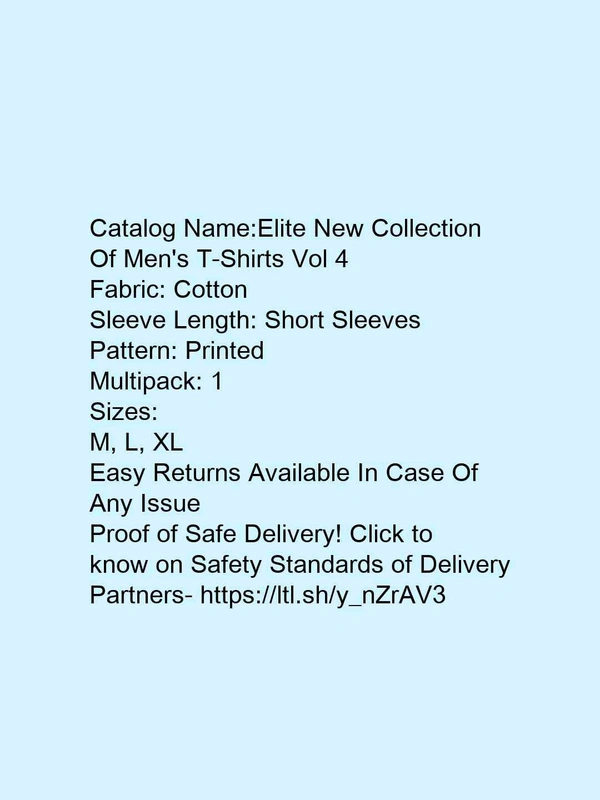 *Elite New Collection Of Men's T-Shirts Vol 4* - l