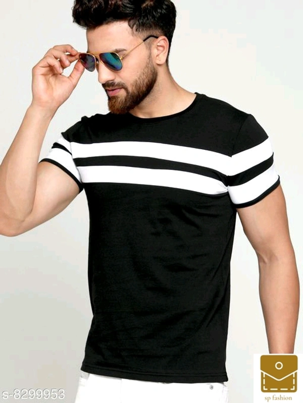 AUSK White Striper T-Shirt* - xxl