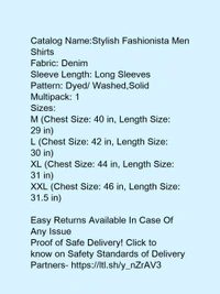 *Stylish Fashionista Men Shirts* - m
