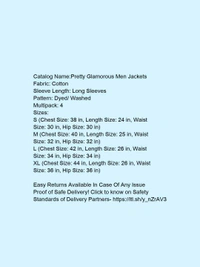 Pretty Glamorous Men Jackets* - m, orange
