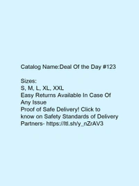 *Deal Of the Day #123* - xxl