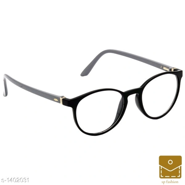 Stylish Unisex Designer Glass - free, black