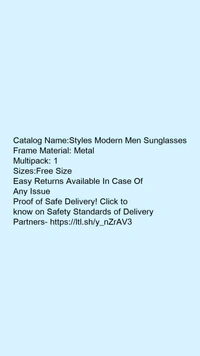 Styles Modern Men Sunglasses* - free, light blue