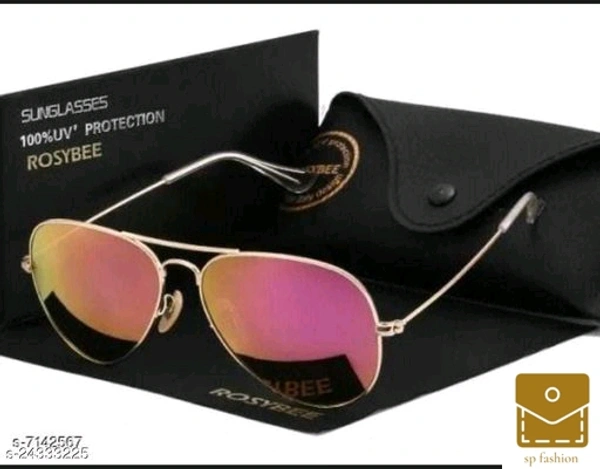Casual Latest Men Sunglasses* - free, pink