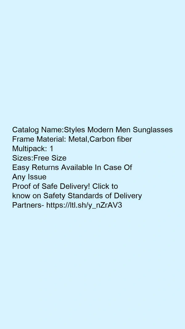 Styles Modern Men Sunglasses* - free, Yellow