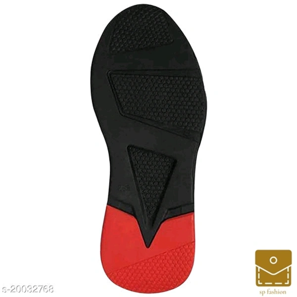 Stylish Men's Mesh Orange Sports Shoes - 10