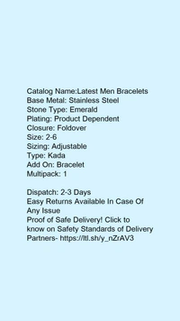Latest Men Bracelets*