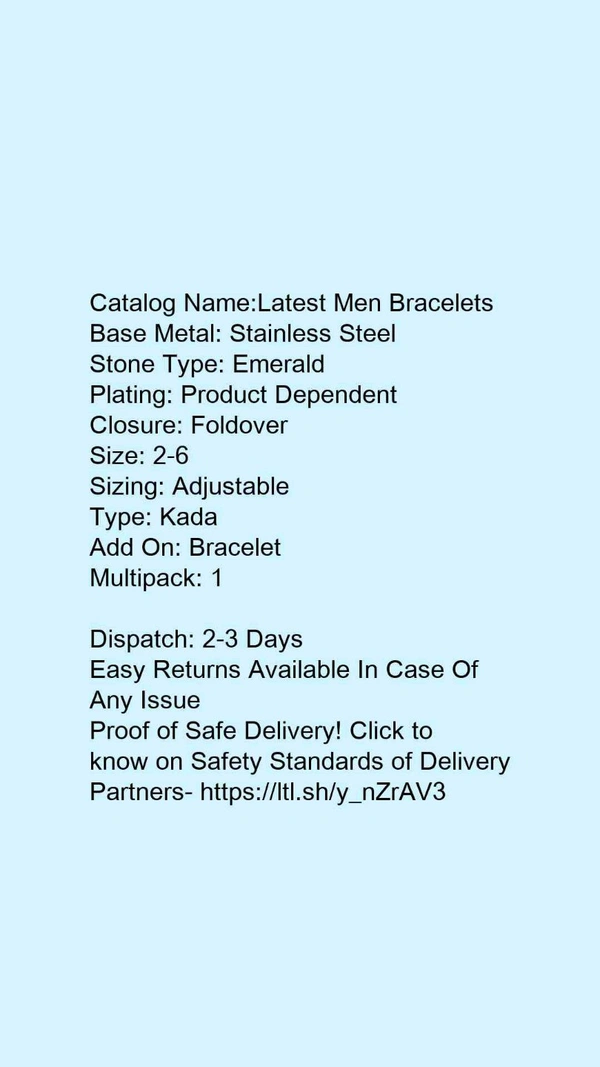 Latest Men Bracelets*