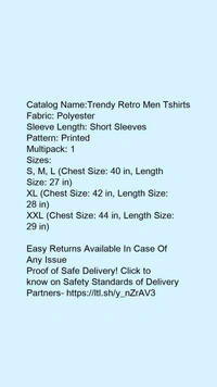Men's Printed Polyester Half Sleeve Tshirt - m, yellow
