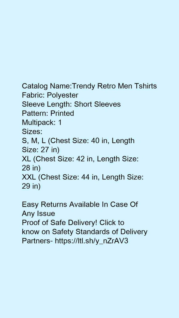 Men's Printed Polyester Half Sleeve Tshirt - m, yellow