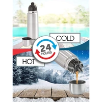 Milton Thermosteel Flip Lid - Silver, 1000 ML