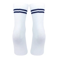 Socks - White pe Blue Stripe, 3