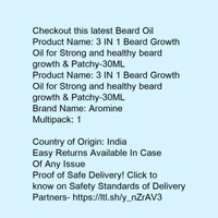 Beard Growth Oil, 30ML