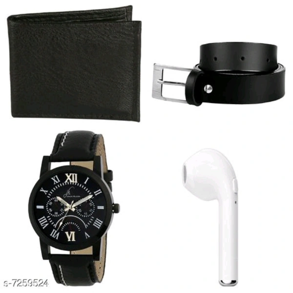 Watch Combo Set  - Black, Free Size