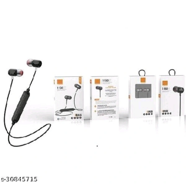 Editrix 1150 Metal Bluetooth Headphones - black