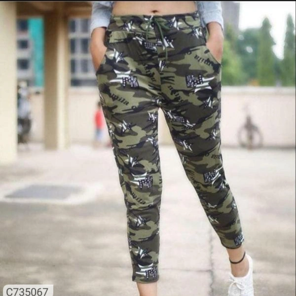 Women's Crepe Buy 1 Get 1 Free - army color, Free size