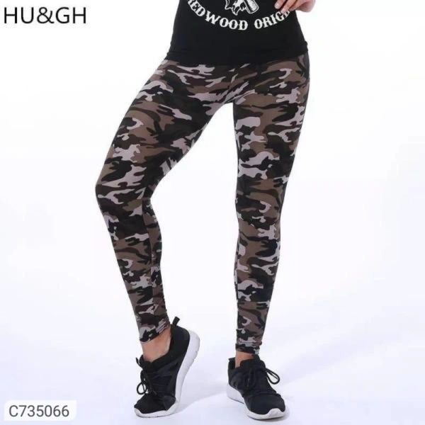 Women's Crepe Buy 1 Get 1 Free - army color, Free size