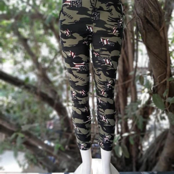 Women's Crepe Buy 1 Get 1 Free - army color, Free size