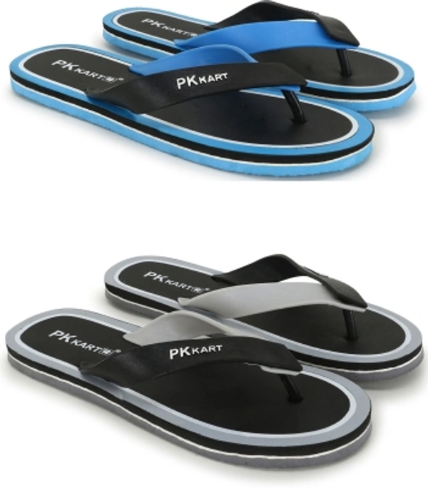 Flip Flop Sleeper Men's - 7, Blue+Grey