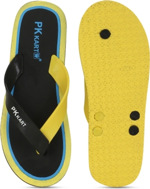 Flip Flop Sleeper Men's - 9, Grey+yellow