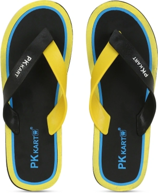 Flip Flop Sleeper Men's - 6, Grey+yellow