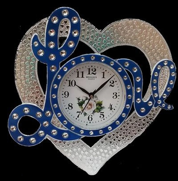 Clock Love Wall Clock New Design - Multicolor 3