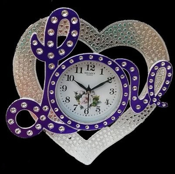 Clock Love Wall Clock New Design - Multicolor 4