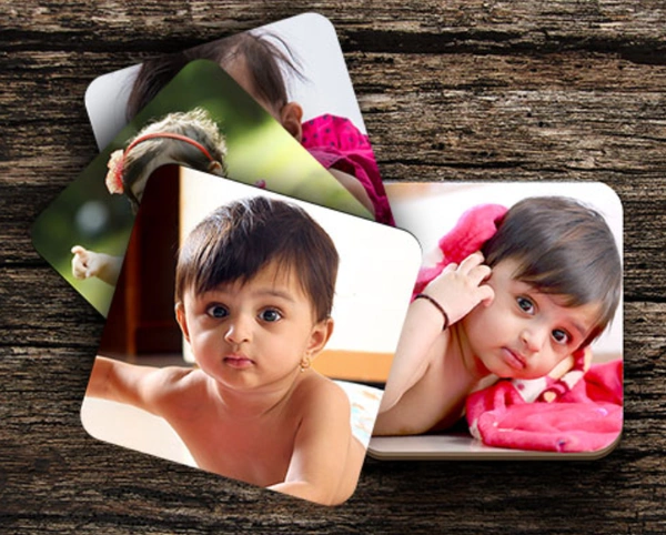 Photo Print Coasters 2 Pc - 3.5 Inch, Square