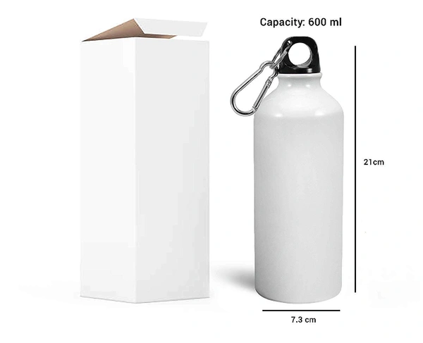 Happy Birthday Metal Sipper Bottle - 600 ML, HB07
