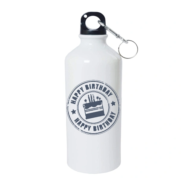 Happy Birthday Metal Sipper Bottle - 600 ML, HB06