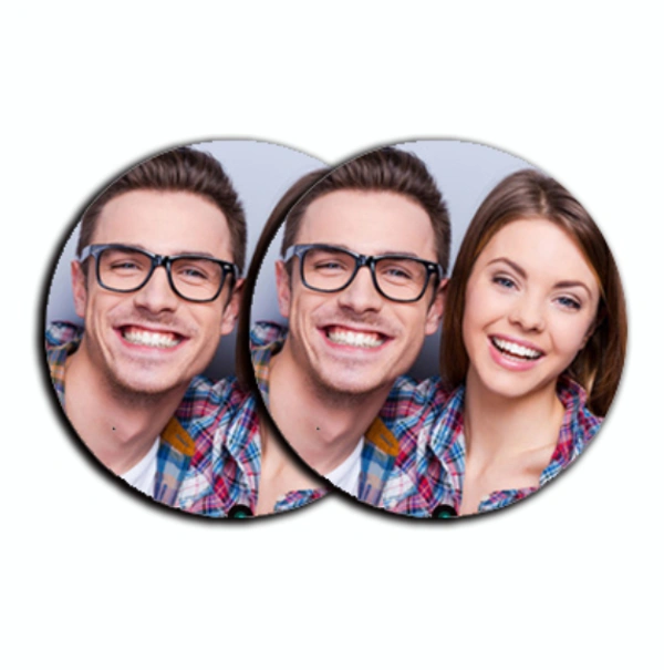 Photo Print Coasters 2 Pc - 3.5 inch
