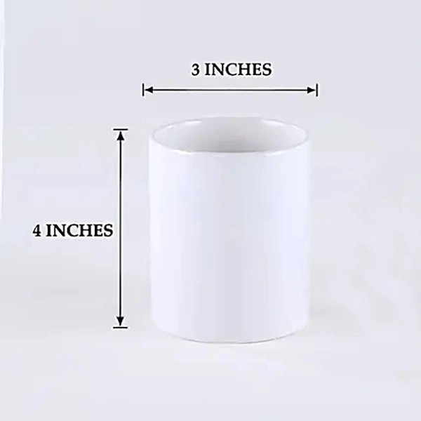 Ceramic plant pot set of 5 - 350 ml