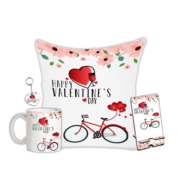 Valentine day gift combo 4in1 - design 1