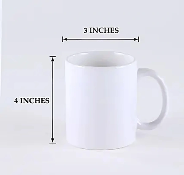 Valentine's day gift frosted glass Mug  - 330 ML, HVD-01