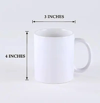 Love You | Valentine's day gift frosted glass Mug  - 330 ML, White