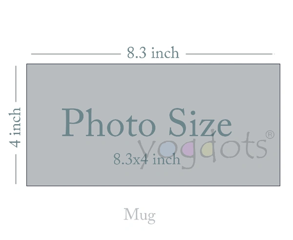 Color Photo Mug - 330 ML, Red