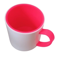 Unbreakable Polymer Mugs with Print - 330 ML, Inner Color