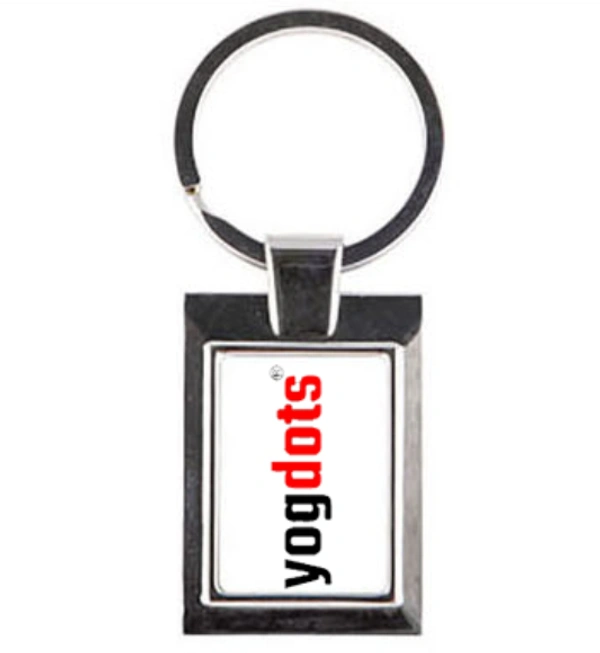 Metal Keychain with print - Rectangle