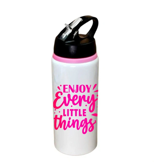 YOGDOTS Pink-line Metal Sipper  - 600 ML, ST-02