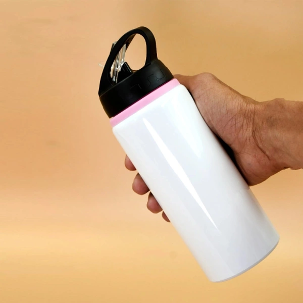 YOGDOTS Pink-line Metal Sipper  - 600 ML, ST-04