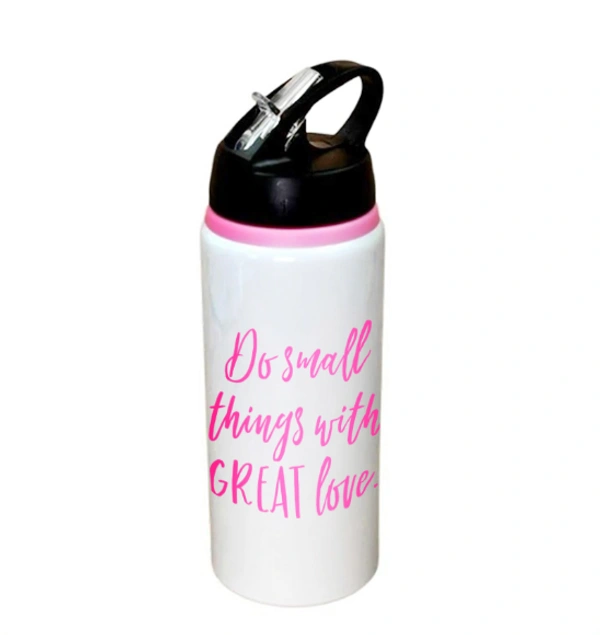 YOGDOTS Pink-line Metal Sipper  - 600 ML, ST-05