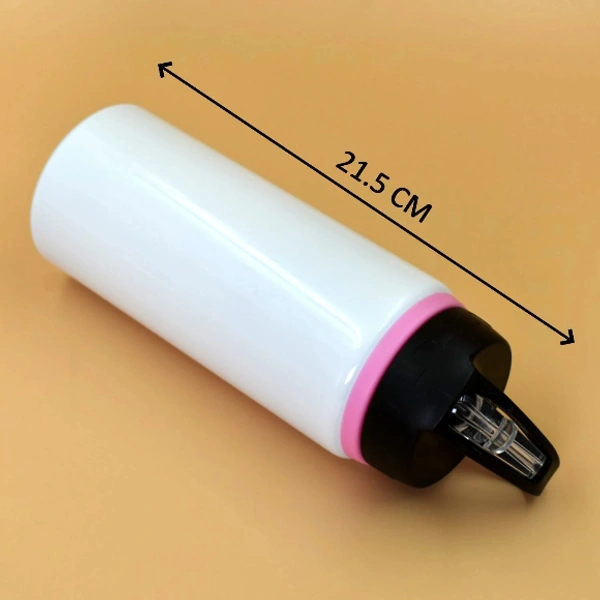 YOGDOTS Pink-line Metal Sipper  - 600 ML, ST-05