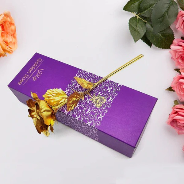 Gold Rose with Hard Box 